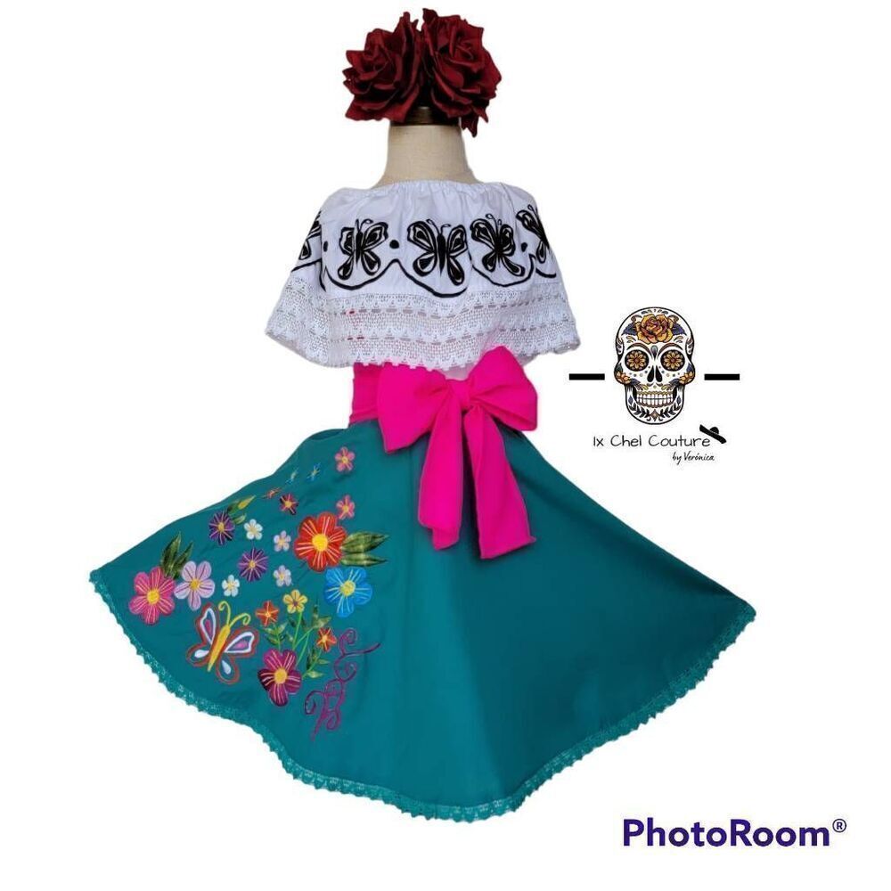 Mexican Dress for Girls Cinco de Mayo Encanto